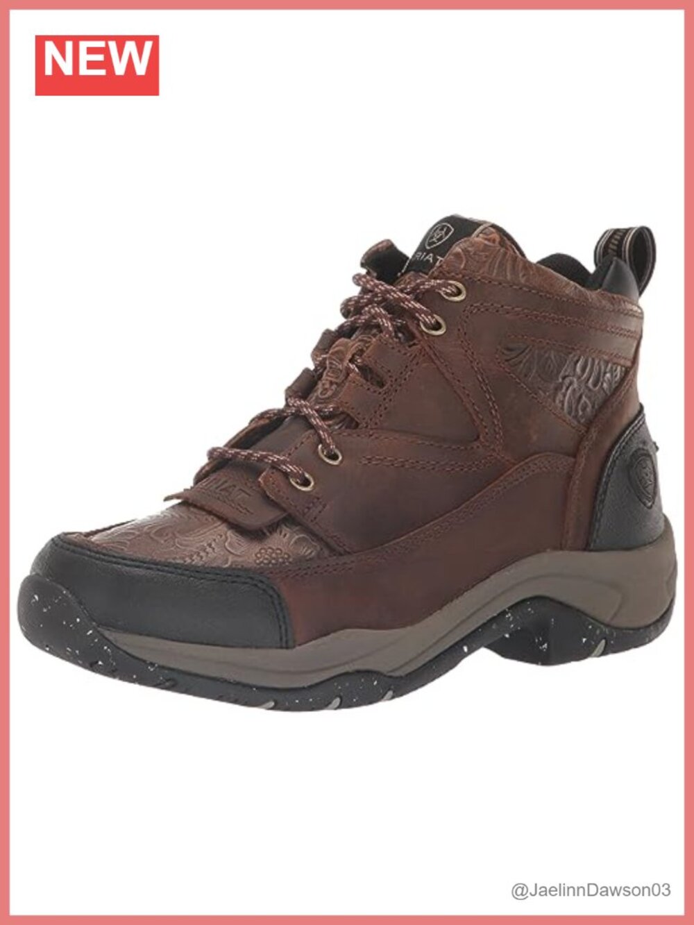 Ariat Terrain Eco Women's Hiking Boots, Leather & Recycled Rubber, Waterproof